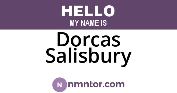 Dorcas Salisbury