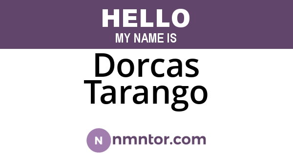 Dorcas Tarango