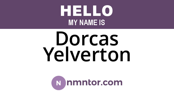 Dorcas Yelverton