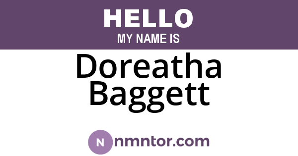 Doreatha Baggett