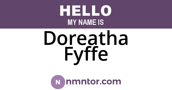 Doreatha Fyffe