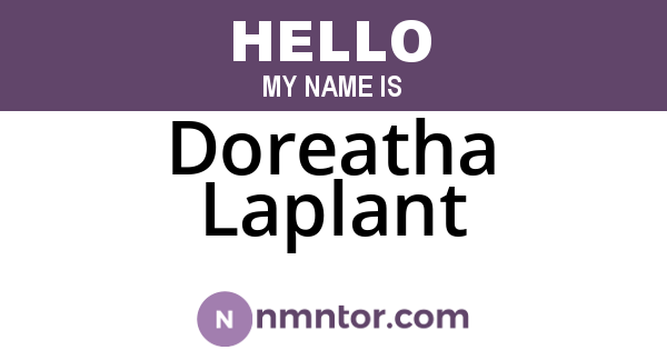 Doreatha Laplant