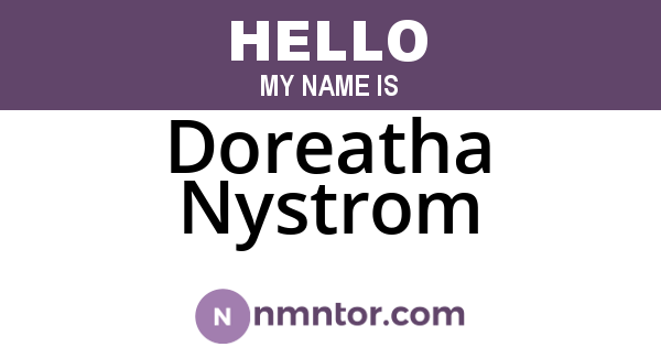 Doreatha Nystrom