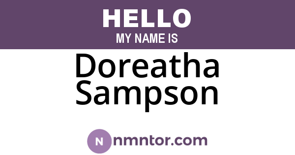 Doreatha Sampson