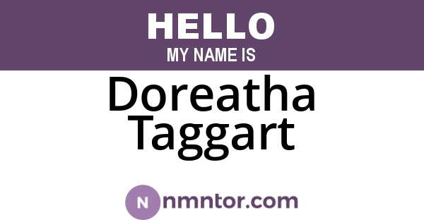 Doreatha Taggart