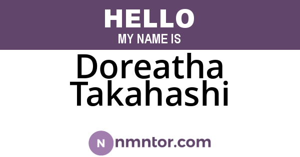 Doreatha Takahashi