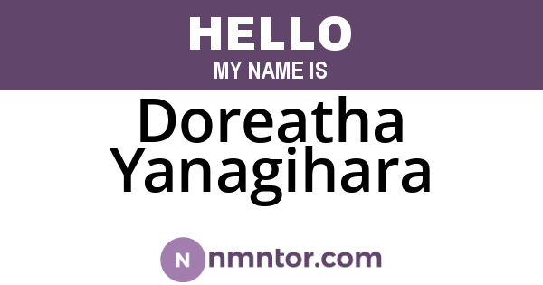 Doreatha Yanagihara