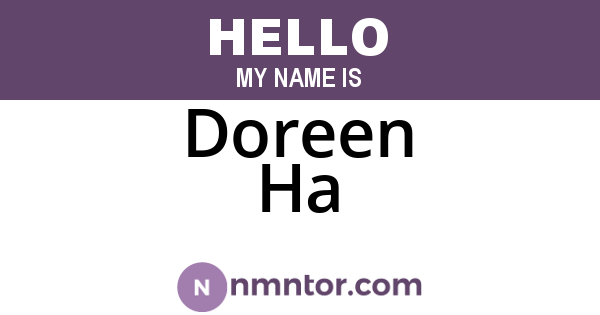 Doreen Ha