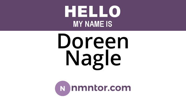 Doreen Nagle