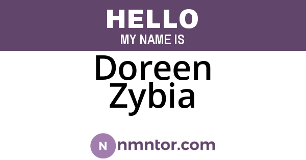 Doreen Zybia