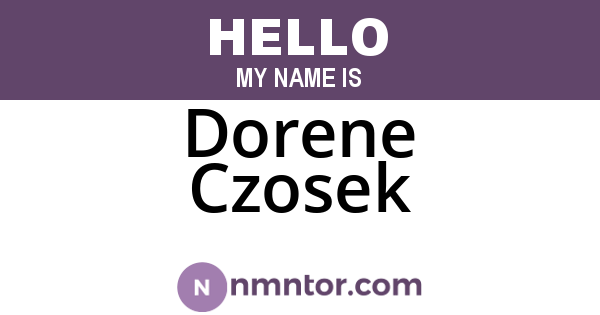 Dorene Czosek
