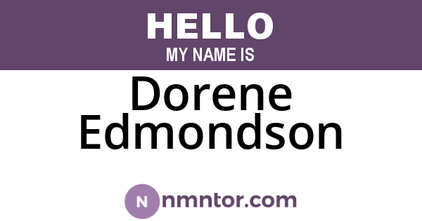 Dorene Edmondson