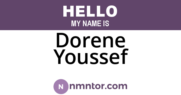 Dorene Youssef