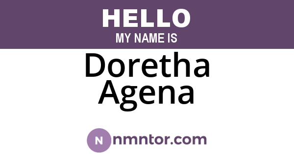 Doretha Agena