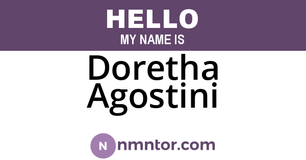 Doretha Agostini