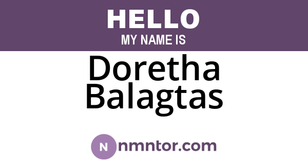 Doretha Balagtas