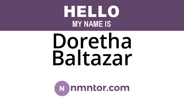 Doretha Baltazar