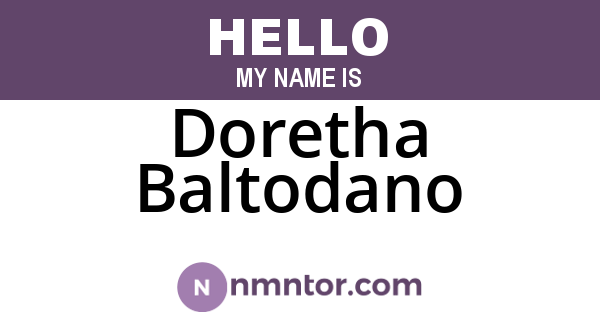 Doretha Baltodano