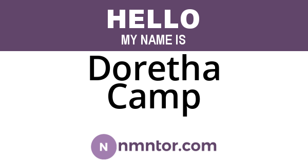 Doretha Camp
