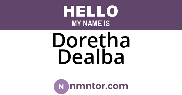 Doretha Dealba