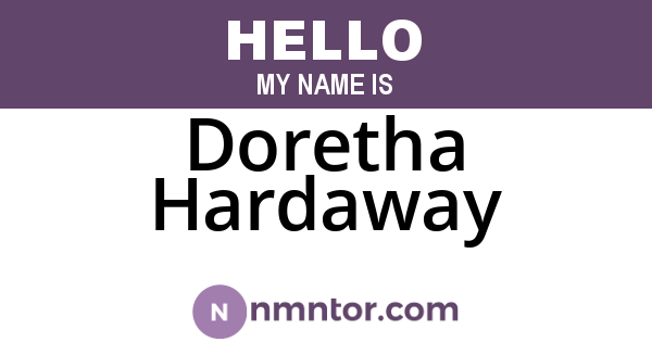 Doretha Hardaway