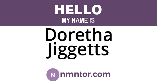 Doretha Jiggetts