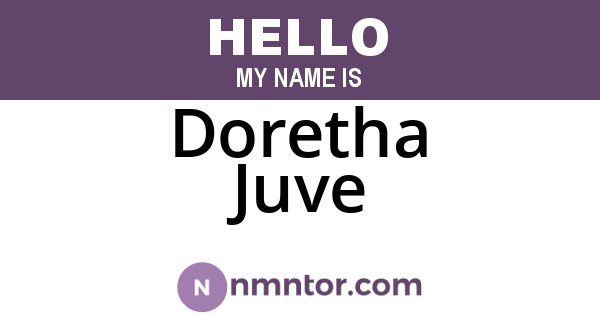 Doretha Juve