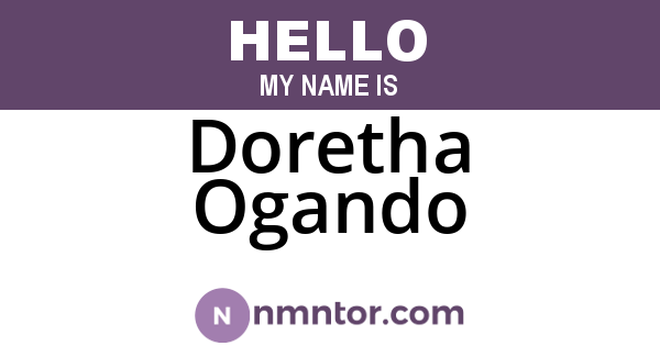 Doretha Ogando