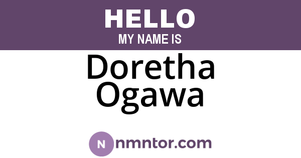 Doretha Ogawa