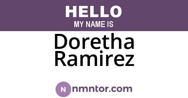 Doretha Ramirez
