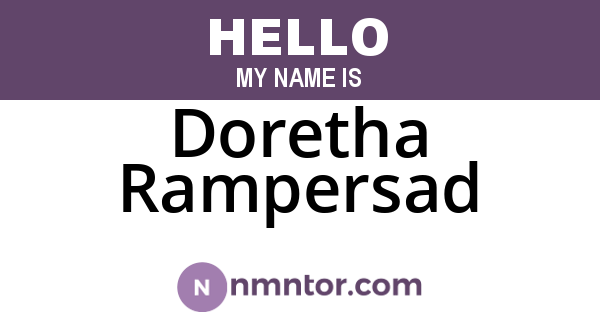 Doretha Rampersad