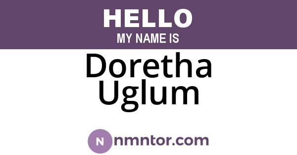 Doretha Uglum