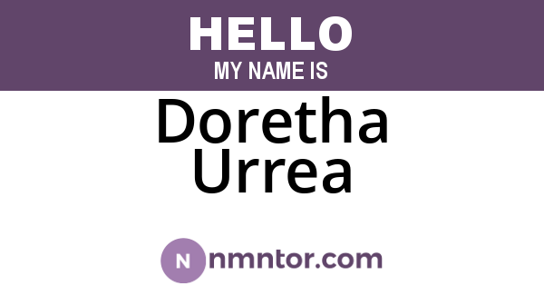 Doretha Urrea
