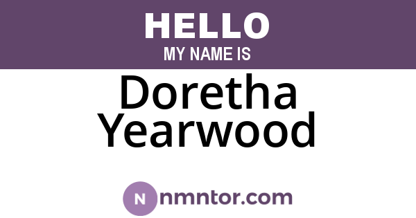 Doretha Yearwood