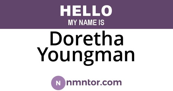Doretha Youngman