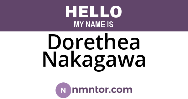 Dorethea Nakagawa