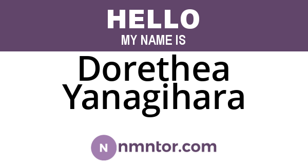Dorethea Yanagihara