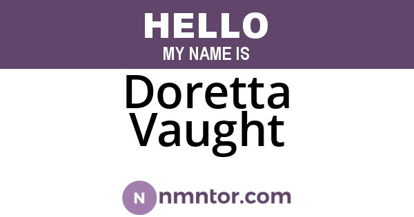 Doretta Vaught
