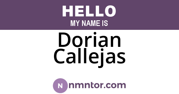 Dorian Callejas