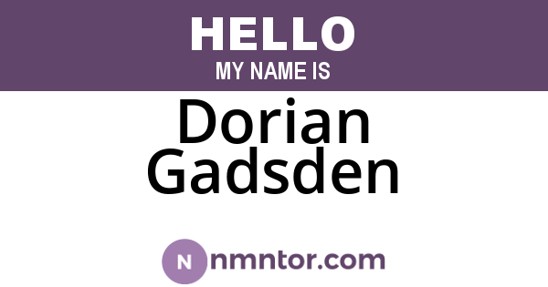 Dorian Gadsden