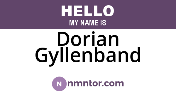 Dorian Gyllenband