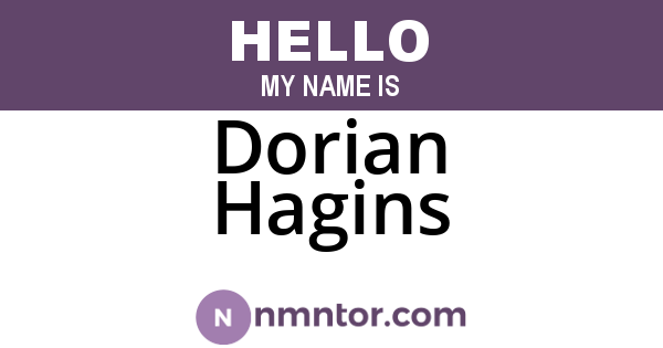 Dorian Hagins