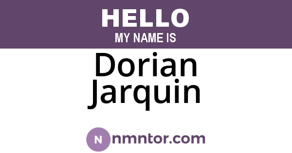 Dorian Jarquin