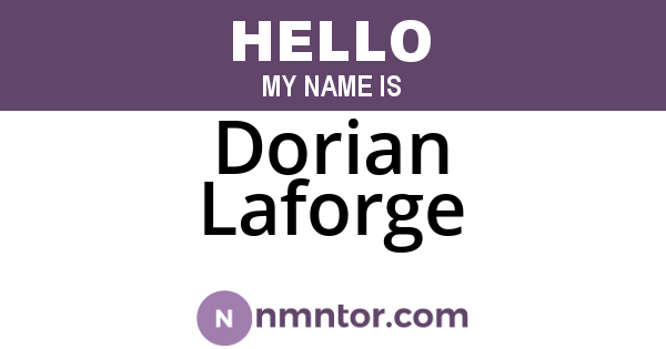Dorian Laforge