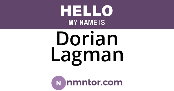 Dorian Lagman
