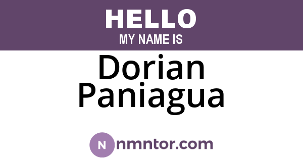 Dorian Paniagua