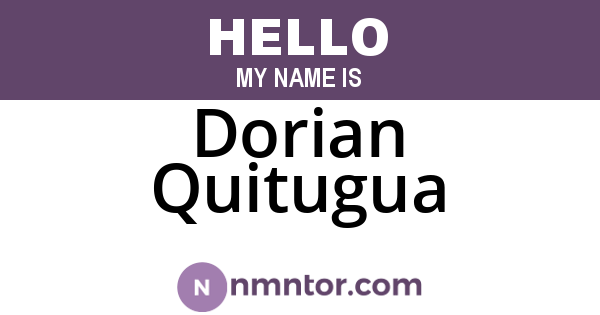 Dorian Quitugua