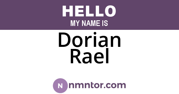 Dorian Rael