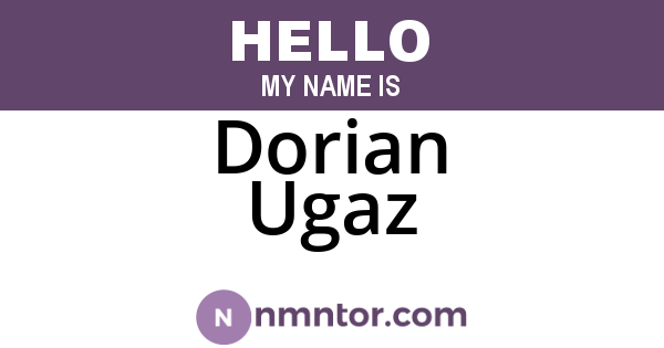 Dorian Ugaz
