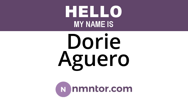 Dorie Aguero
